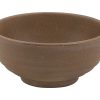BV108 4.5 CLAY DARK BROWN Tô Nhựa Melamine Tròn Nhám 4.5" - Matte Round Bowl