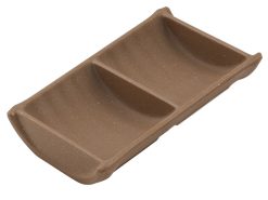 Dĩa Tương Nhám 2 Ngăn 5" - 2 Section Matte Saucer