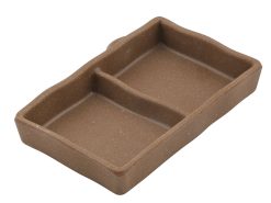 Dĩa Tương Nhám 2 Ngăn 5.3" - Matte 2 Section Saucer