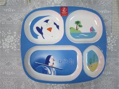 Dĩa phần 4 ngăn 9.5" - 4 Sections Plate
