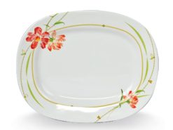 Dĩa Xoài Vuông 10" - Flora