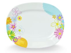 Dĩa Xoài Vuông 10" - Oval Plate