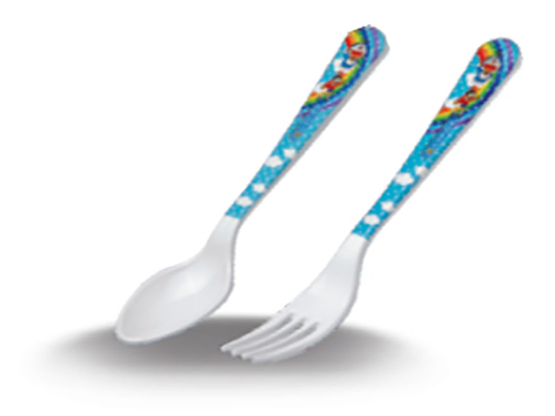 SP359 Bộ Muỗng Nhựa Melamine Nĩa Nhỏ Doreamon