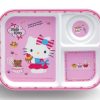 T6044 1 Dĩa Phần 3 Ngăn 10.5" - Kitty