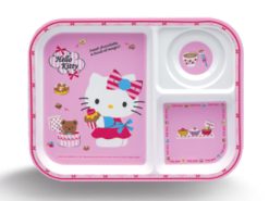 Dĩa Phần 3 Ngăn 10.5" - Kitty