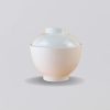 Bộ Chén Súp Miso Có Nắp Màu Trắng Superware