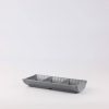 Chén Chấm 3 Ngăn DV036 Granite Dark Grey đẹp