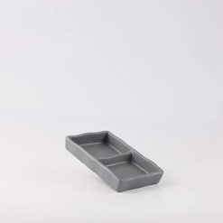 Chén Chấm Chữ Nhật 2 Ngăn DV104 Granite Dark Grey giá rẻ