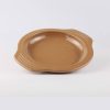 Dĩa Bò Bít Tết Clay Dark Brown