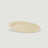Dĩa Oval Melamine Màu Nâu Đá PV013-14