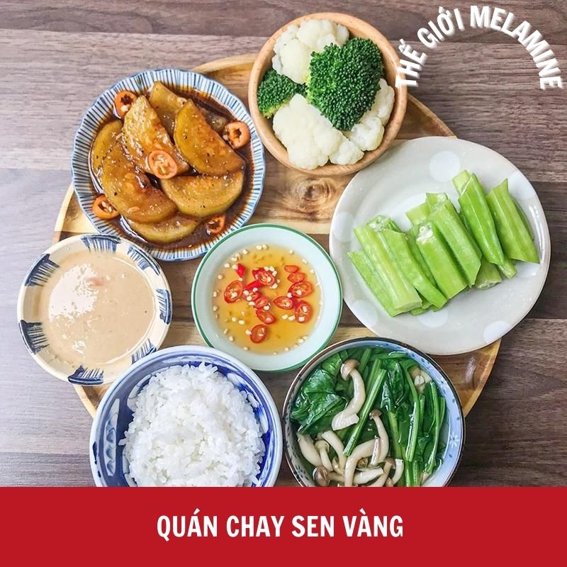 Quan chay Sen Vang Quán chay Sen Vàng - Buffet Quận 8 chay ngon