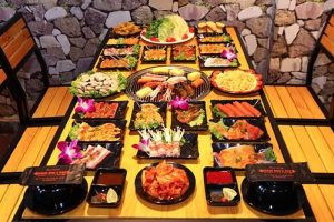 Kumo BBQ & Bar - Nhà hàng Hoàng Mai Buffet nướng lẩu  