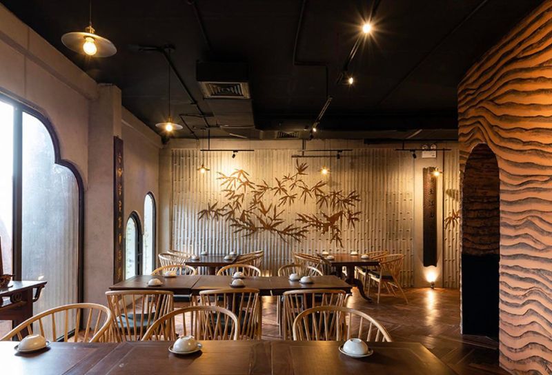 Thiết kế nhà hàng chay đẹp phong cách sang trọng