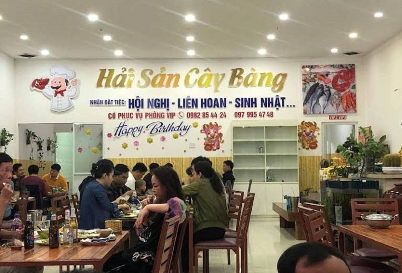 Nhà hàng sân vườn Buôn Ma Thuột Hải Sản Cây Bàng
