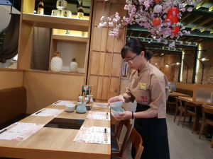 Không gian nhà hàng đậm chất Nhật Bản