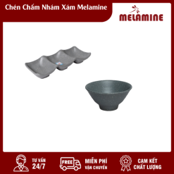 Chén Chấm Nhám Xám