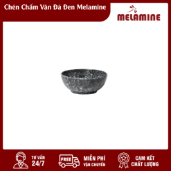 Chén Chấm Vân Đá Đen