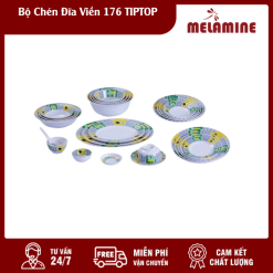 Bộ Chén Đĩa Viền 176 TIPTOP