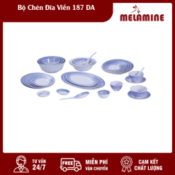 Bộ Chén Đĩa Viền 187 DA