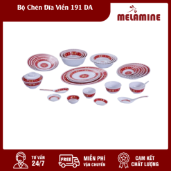 Bộ Chén Đĩa Viền 191 DA