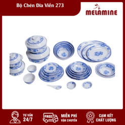 Bộ Chén Đĩa Viền 273