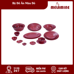 Bộ Đồ Ăn Màu Đỏ