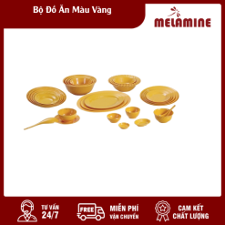 Bộ Đồ Ăn Màu Vàng