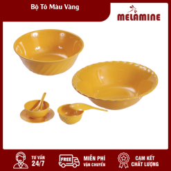 Bộ Tô Nhựa Màu Vàng
