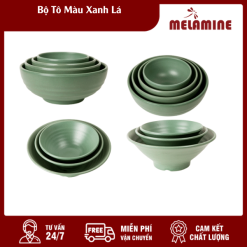 Bộ Tô Nhựa Màu Xanh Lá