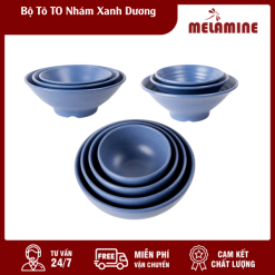 Bộ Tô Nhựa TO Nhám Xanh Dương