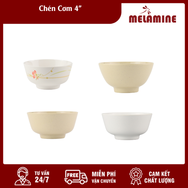 chen com 4 melamine.vn Chén Cơm 4" Melamine