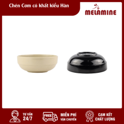 Chén Cơm có khất kiểu Hàn Melamine