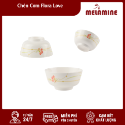 Chén Cơm Flora Love Melamine