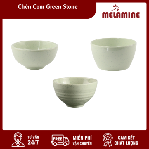 Chén Cơm Green Stone Melamine