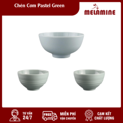 Chén Cơm Pastel Green Melamine