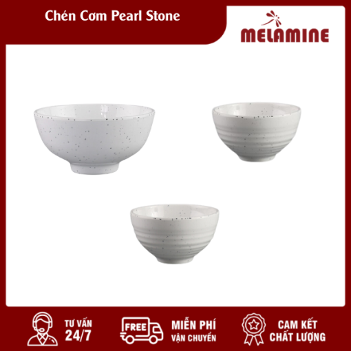 Chén Cơm Pearl Stone Melamine