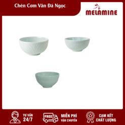 Chén Cơm Vân Đá Ngọc Melamine