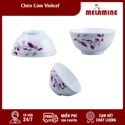 Chén Cơm Violeaf Melamine