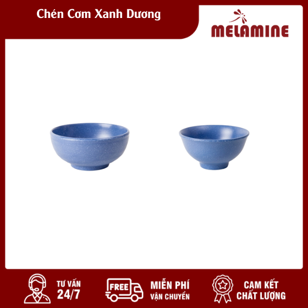 chen com xanh duong melamine.vn Chén Cơm Xanh Dương Melamine