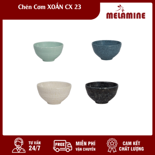 Chén Cơm XOẮN CX 23 Melamine