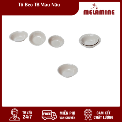Tô Nhựa Bèo TB Màu Nâu