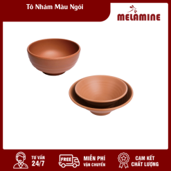 Tô Nhựa Nhám Màu Ngói