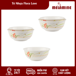 Tô Nhựa Flora Love