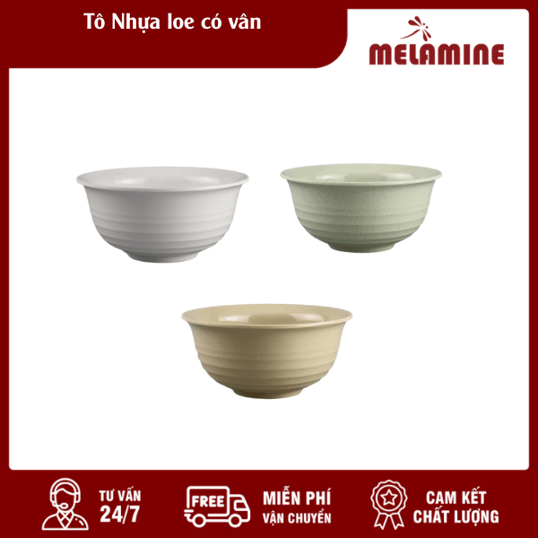 to nhua loe co van melaminevn Tô Nhựa loe có vân