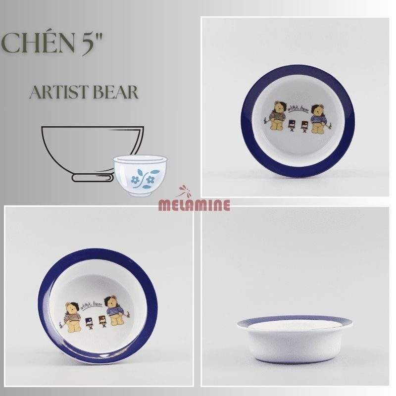 Bộ Sưu Tập Chén 5" Artist Bear