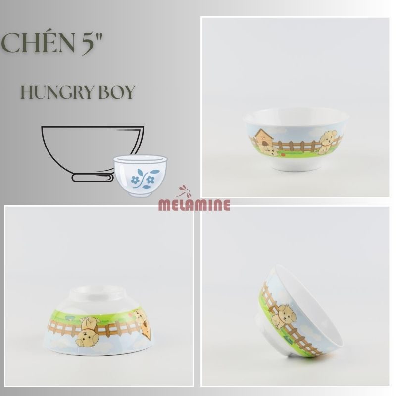 Bộ Sưu Tập Chén 5" Hungry Boy