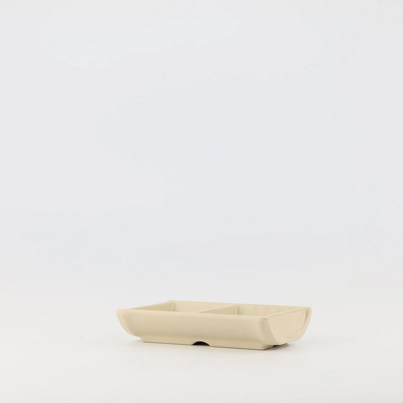 Dĩa Tương Nhám 2 ngăn 5" - Stone