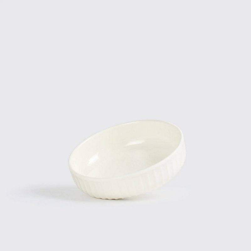 Chén Chấm Vân Sọc 3.5" - White