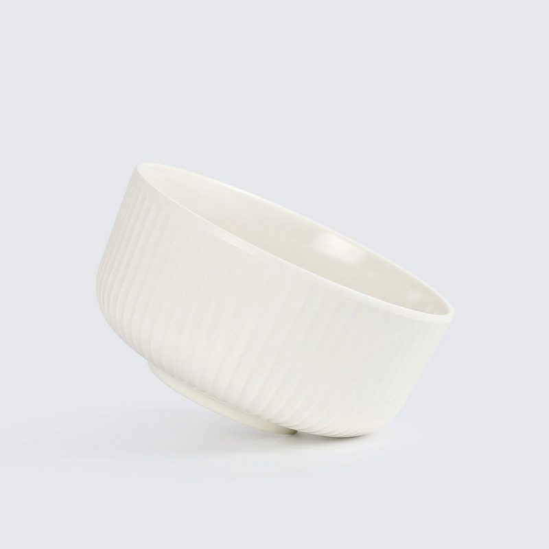 Chén Cơm Tròn Vân Sọc 4.5" - Cream White Chén Cơm Tròn Vân Sọc 4.5" - Cream White