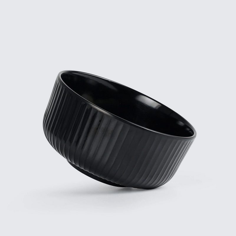 Chén Cơm Tròn Vân Sọc 4.5" - Black Chén Cơm Tròn Vân Sọc 4.5" - Black
